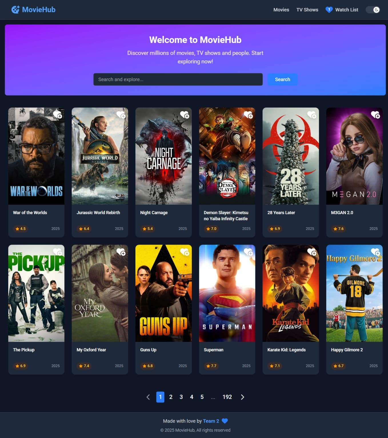 MovieHub Explorer